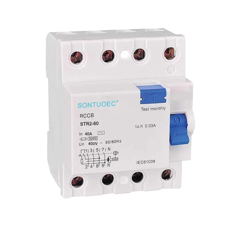 4P 63a / 30MA RCD AC ପ୍ରକାର |