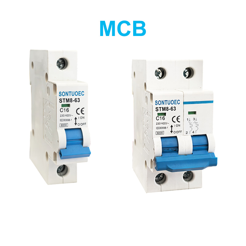 StM8-63 କ୍ଷୁଦ୍ର ସର୍କ୍ୟୁଟ୍ ବ୍ରେକର୍ 6ka 1pp 2p 2p 4p 4p 169 / 400v |